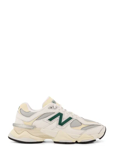 NEW BALANCE MESH AND LEATHER SNEAKERS
