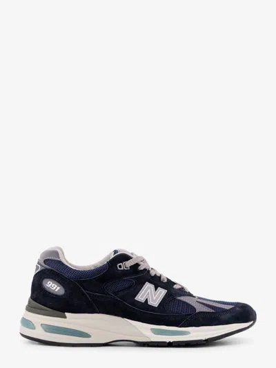New Balance Mesh And Suede Sneakers With Reflective Accents In Black