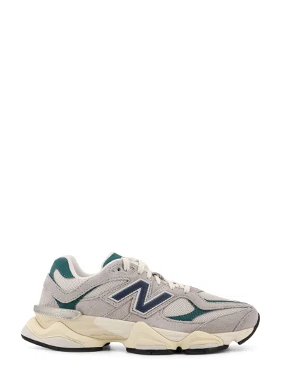 New Balance Mesh And Suede Sneakers With Logo On The Side In Grey