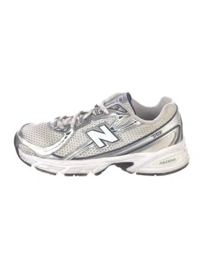 Pre-owned New Balance Mesh Athletic Sneakers In White