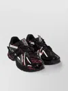 New Balance Mesh Panel Sneakers Rubber Outsole In Black