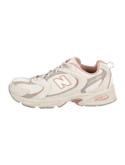 Pre-owned New Balance Mesh Patterned Sneakers In Neutral