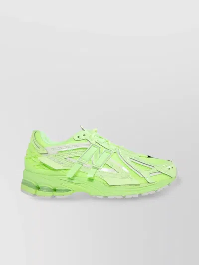 New Balance Mesh Reflective Rubber Sole Sneakers In Green
