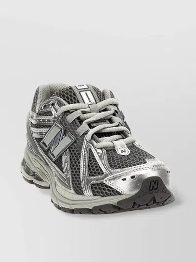 New Balance Mesh Rubber Sole Sneakers In Black