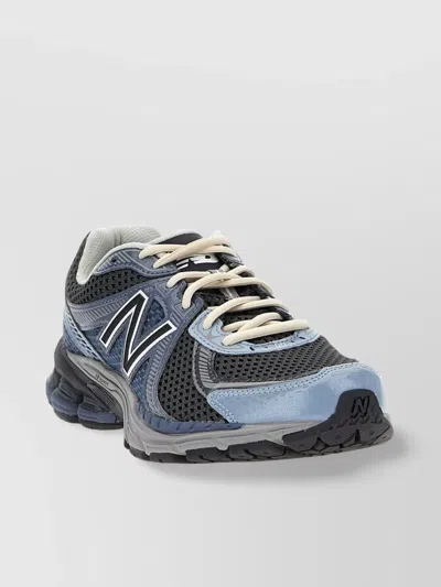 New Balance Mesh Rubber Sole Sneakers In Multicolor