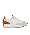 New Balance Mesh Spliced Casual Sneakers In White