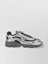 New Balance Mens Silver Metallic Green 1000 Metallic Mixed-material Trainers