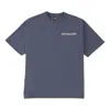 New Balance Met24 Reflection Nb Logo T-shirt 'graphite' In Blue