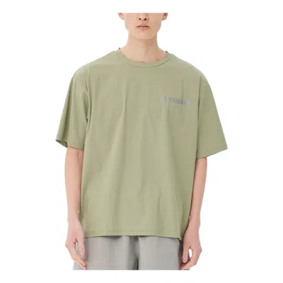 New Balance Met24 Training Short Sleeve Tee 'olive Leaf' In Gray