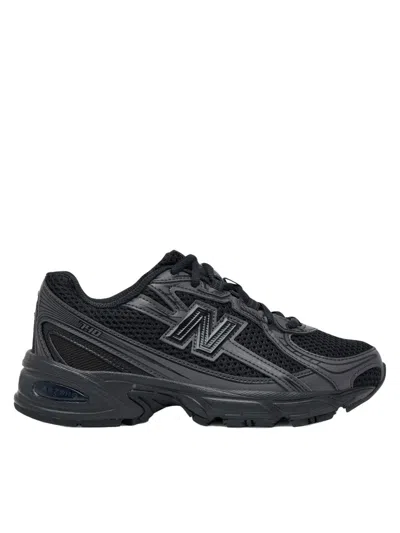 New Balance Mini Logo Sneakers For Kids In Black
