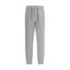 New Balance Elasticated-cuff Track Pants In Gray