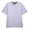 New Balance Minimalistic Loose Solid Color Short Sleeve Couple Style Purple In Purple