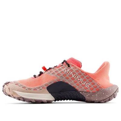 NEW BALANCE NEW BALANCE MINIMUS TRAIL 'URGENT RED FLAT TAUPE BISQUE'