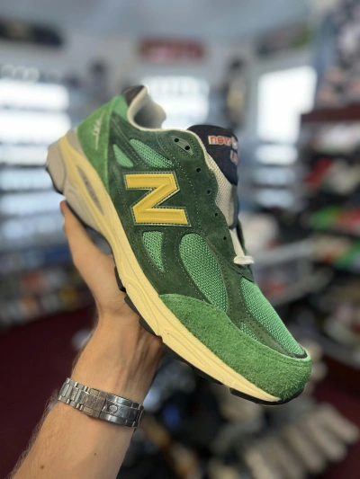 Pre-owned New Balance Misusa ‘lucky Green' 990 V3 Size 11 New Shoes