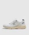 New Balance Sporty Pigskin And Mesh Sneakers With Cushioned Sole In Wind Chime