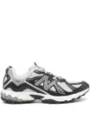 New Balance Mesh Panelled Low Top Sneakers In Black