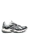 New Balance Mesh Panelled Low Top Sneakers In Black