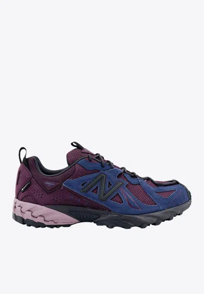 New Balance Ml610xk Suede And Mesh Low-top Sneakers In Black