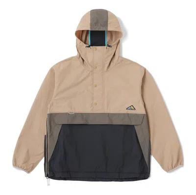 New Balance Mt1996 Durable Water Repellent Anorak Jacket 'hemp' In Black