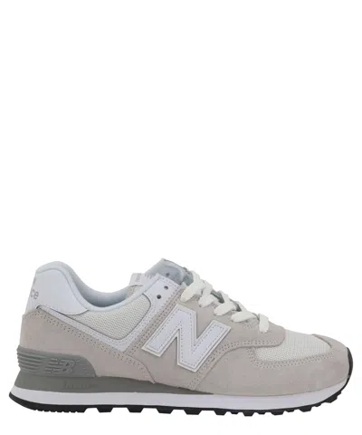 New Balance 574+ Cushioned Platform Height Sneaker In Shawdow Grey, Women's At Urban Outfitters In Multi