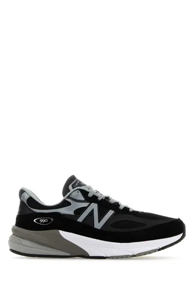 NEW BALANCE MULTICOLOR FABRIC AND SUEDE 990V6 SNEAKERS