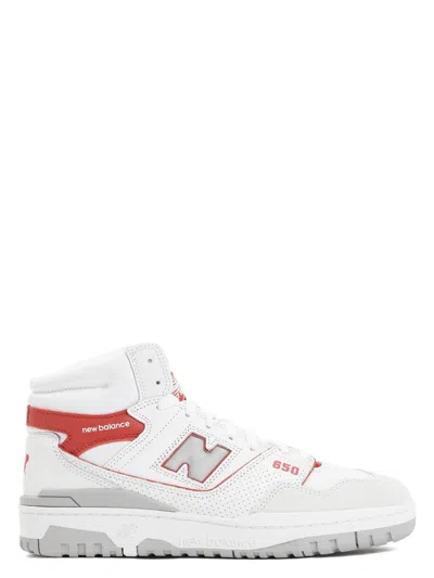 NEW BALANCE MULTICOLOR LEATHER AND SUEDE 650 SNEAKERS | SIZE 11 | BB650RWF COLOR WHITE
