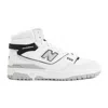 New Balance Multicolor Leather And Suede 650 Sneakers In White
