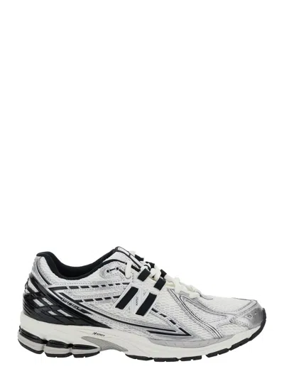 New Balance Multicolor Low Top Sneakers With Logo Detail On The Rear In Tech Fabric Man In White