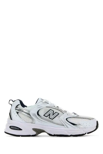 New Balance Multicolor Mesh And Rubber 530 Sneakers In Whiteblued