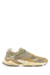 New Balance Multicolor Mesh And Suede 9060 Sneakers In Brown
