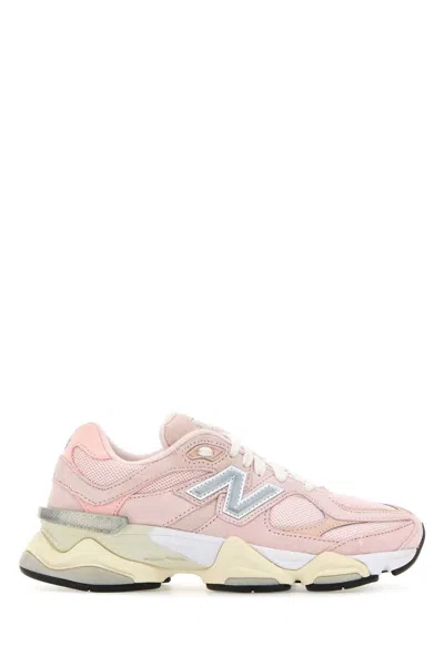 New Balance Multicolor Mesh And Suede 9060 Sneakers In Rosa