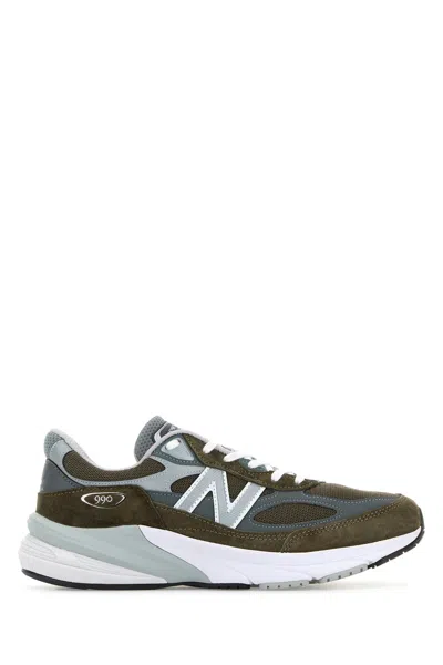 NEW BALANCE SNEAKERS 990V6 MULTICOLOR IN RETE E PELLE SCAMOSCIATA  UNISEX