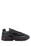 New Balance 1000 Faux Leather And Mesh Sneakers In Magnet