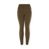 New Balance Nb Colorblock High-rise Leggings In Dark Mushroom,dockside