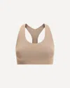 New Balance Racerback Define Train Bras In Pink