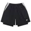 New Balance Nb Logo 2 In 1 Short 'black'