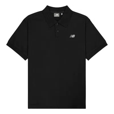New Balance Nb Logo Polo Shirt 'black'