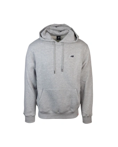 New Balance Nb Small Logo Hoodie In Athletic Grey