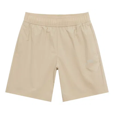 New Balance Nb Small Logo Woven Short 'brown' In Nude
