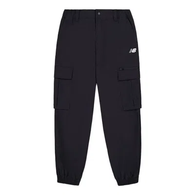 New Balance Nb Small Logo Woven Track Pants 'black'