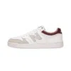 New Balance Nb官方正品男鞋女鞋休闲百搭时尚低帮运动板鞋bb480lkb In White/classic Crimson