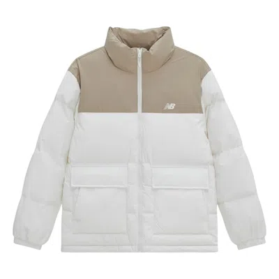 New Balance Nbx Academy Puffer Down 'white Beige' In Neutral
