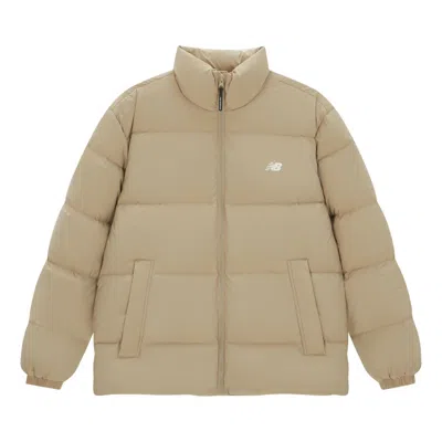 New Balance Nbx Down Jacket 'beige' In Brown