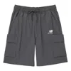 New Balance Nbx Holiday Woven Pocket Shorts 'grey' In Gray