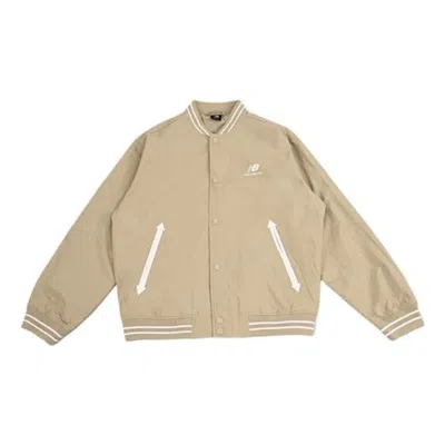 New Balance Nbx Urban Remix Baseball Jacket Asia Sizing 'khaki' In Neutral