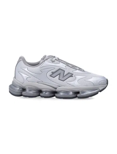 New Balance Mini 2000s Inspired Running Sneakers In Silver