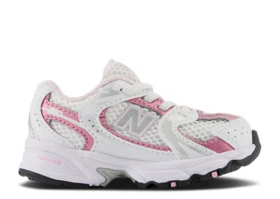 New Balance Babies'   530 Bungee Toddler Wide 'pink Sugar' In White