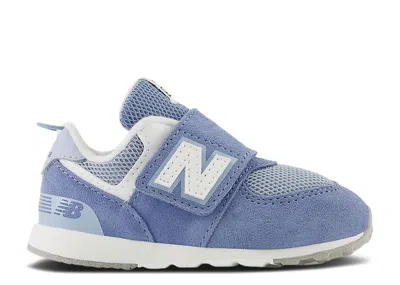 New Balance Babies'   574 Hook & Loop Toddler Wide 'mercury Blue'