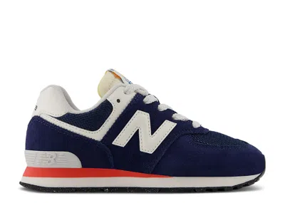New Balance 574 Little Kid 'navy' In Blue