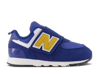 New Balance Babies'   574 New-b Hook & Loop Toddler Wide 'night Sky Gold Fusion' In Blue
